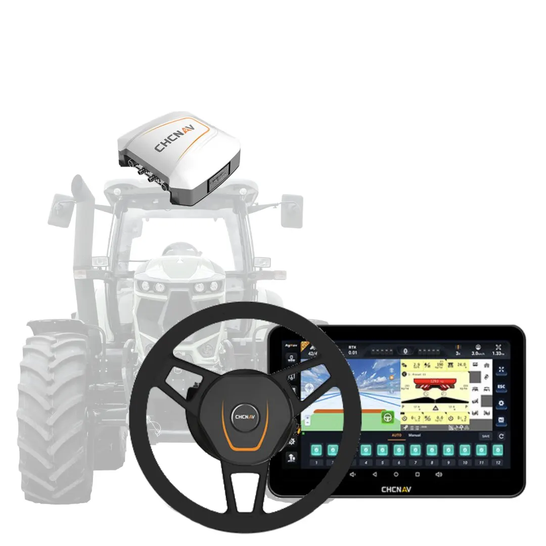 CHC NAV Auto-Steer – Empfänger, Lenkradeinheit und HD-Terminal